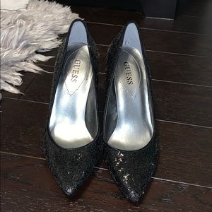 Black Guess Heels